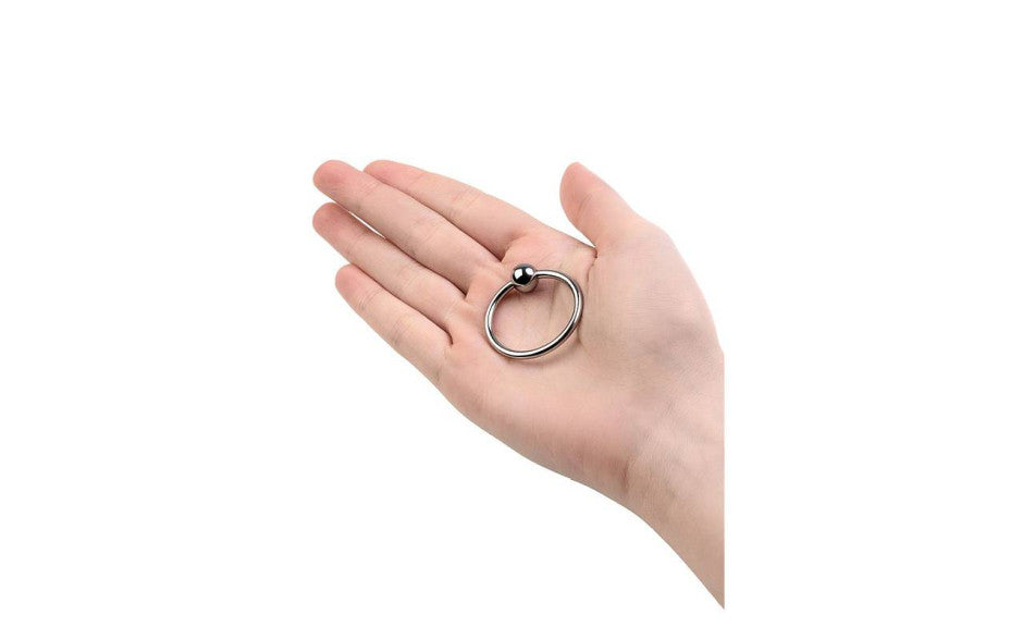 Toyfa Metal Male Penis Head Glans Ring 30mm - Steel Cock Rings