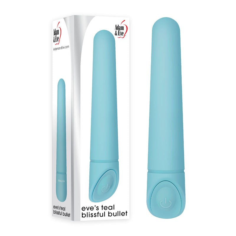 Eve's Teal Blissful Bullet - Stylish Design, Powerful Vibrations Bullet Vibrators