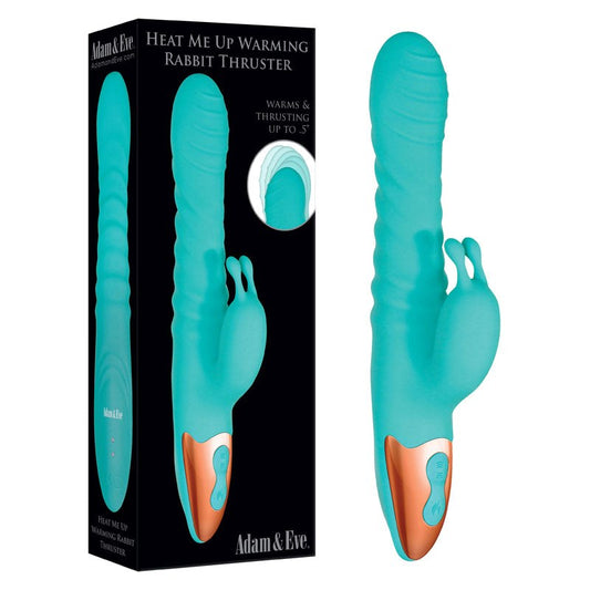 Adam & Eve Sextoys - Rechargeable Dual-Stimulating Rabbit Thruster - Rabbit Vibrators