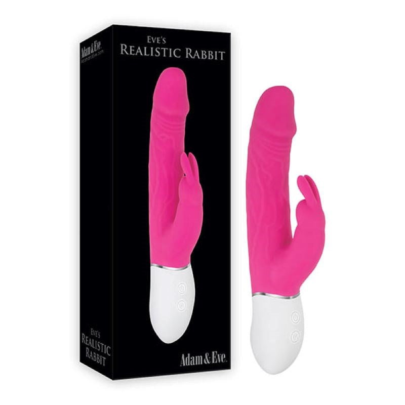 Adam & Eve Realistic Rabbit - Pleasure Beyond Imagination Rabbit Vibrators