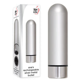 Adam & Eve Rechargeable Silver Metal Bullet Bullet Vibrators