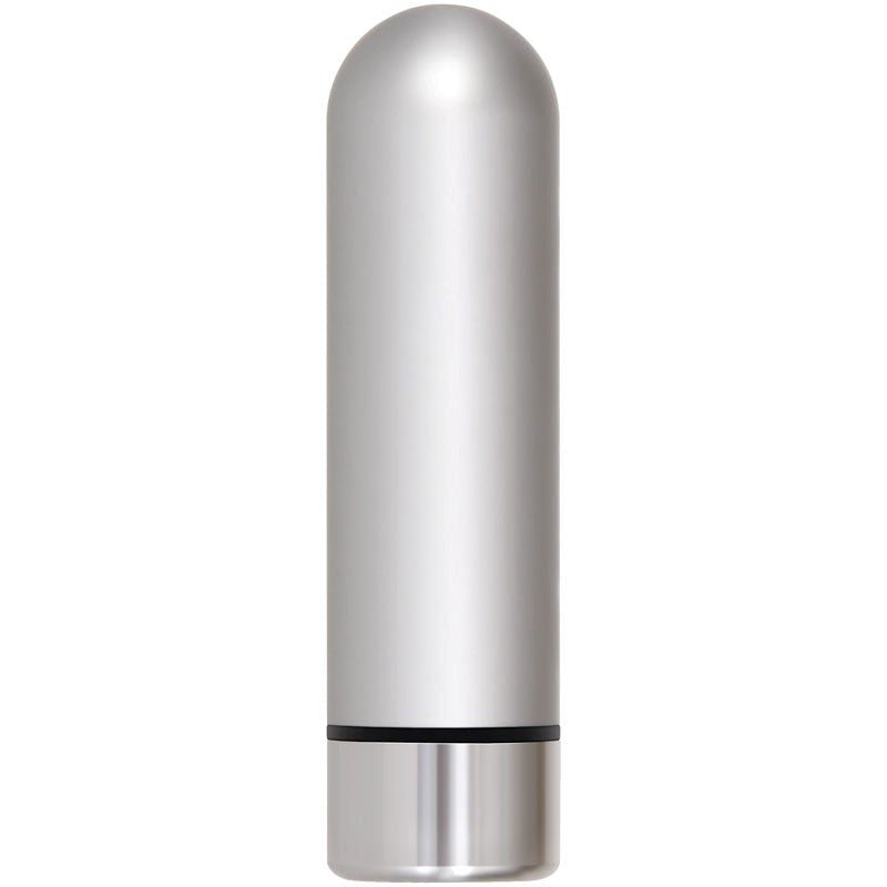 Adam & Eve Rechargeable Silver Metal Bullet Bullet Vibrators
