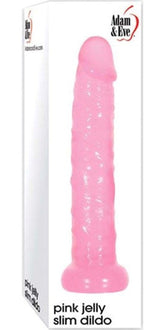Adam and Eve Pink Jelly Slim Dildo Realistic Dildos