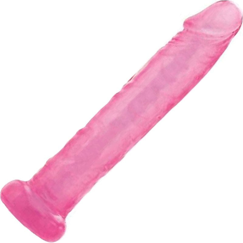 Adam and Eve Pink Jelly Slim Dildo Realistic Dildos