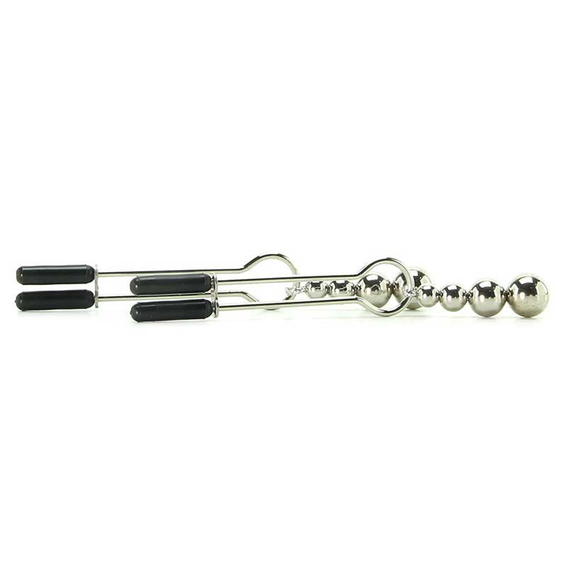 Adorn Triple Bead Nipple Clamp Set Nipple and Clit Clamps