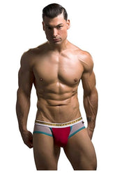 Almost Naked Peek-a-boo Holiday Brief Red Jocks and G-Strings