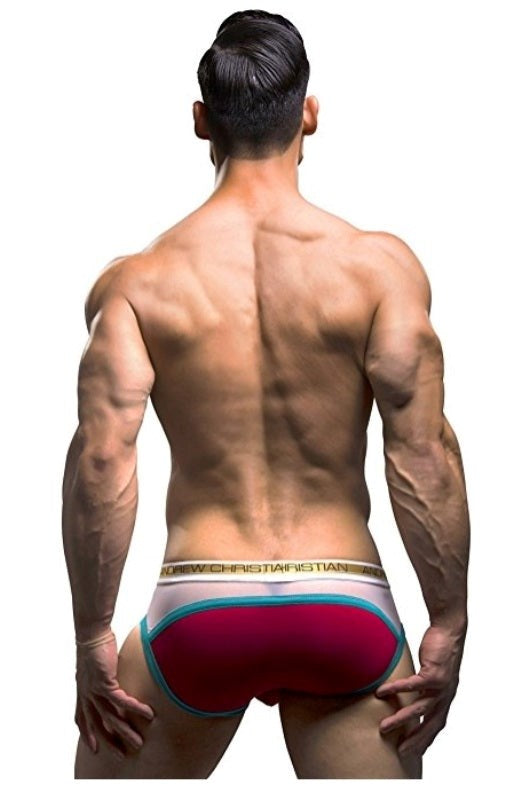 Almost Naked Peek-a-boo Holiday Brief Red Jocks and G-Strings