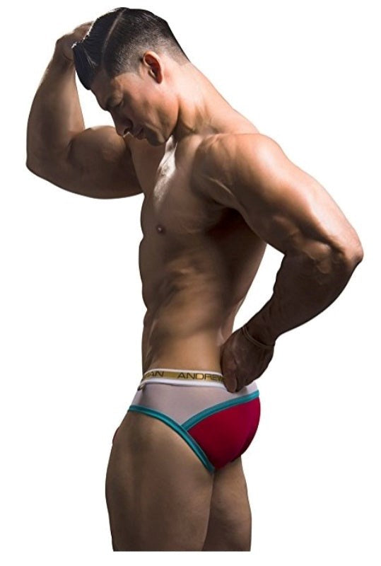 Almost Naked Peek-a-boo Holiday Brief Red Jocks and G-Strings