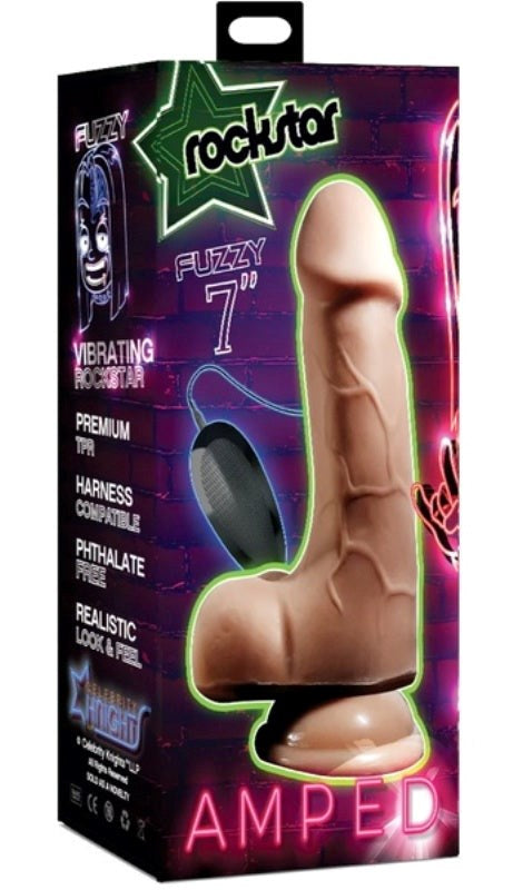 Amped - Fuzzy 7.5 Inch Realistic Dildos