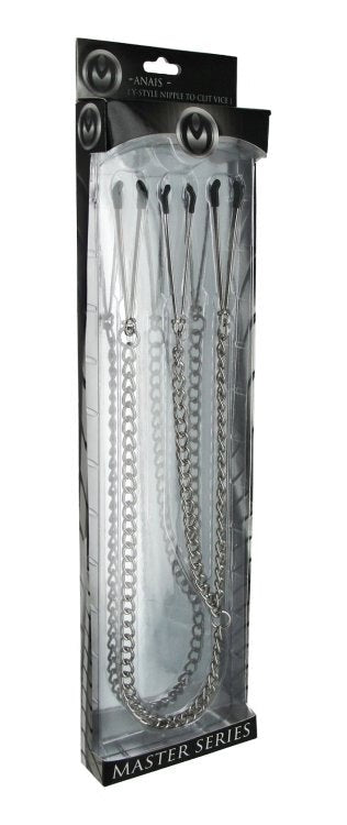 Anais Y-Style Nipple To Clit Set Nipple and Clit Clamps