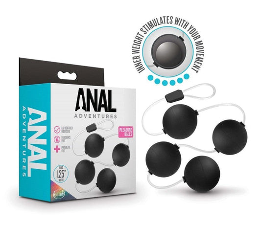 Anal Adventures Pleasure Balls - Hands-Free Bliss Awaits - Anal Beads and Balls