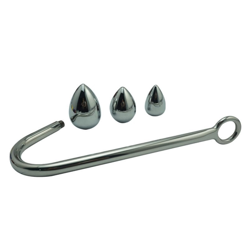 Stainless Steel Bondage Delight - Anal Hook and Plug Set Spreaders and Hangers