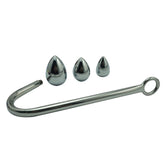 Stainless Steel Bondage Delight - Anal Hook and Plug Set Spreaders and Hangers