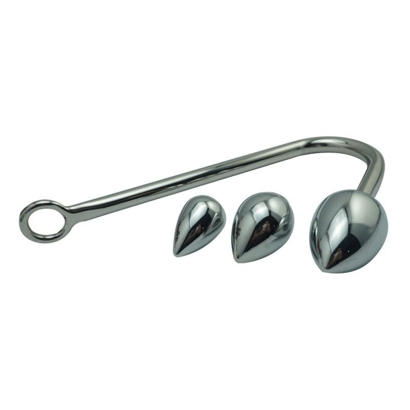 Stainless Steel Bondage Delight - Anal Hook and Plug Set Spreaders and Hangers