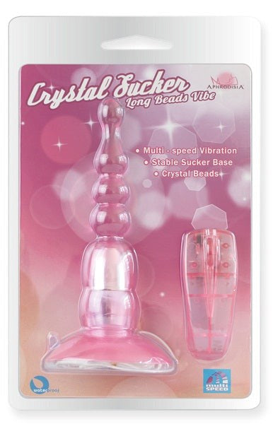 Aphrodisia Crystal Sucker Anal Beads Vibe Prostate Toys
