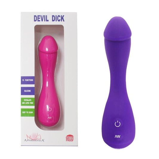 Aphrodisia Devil Dick Vibrator - Silicone Vibrators