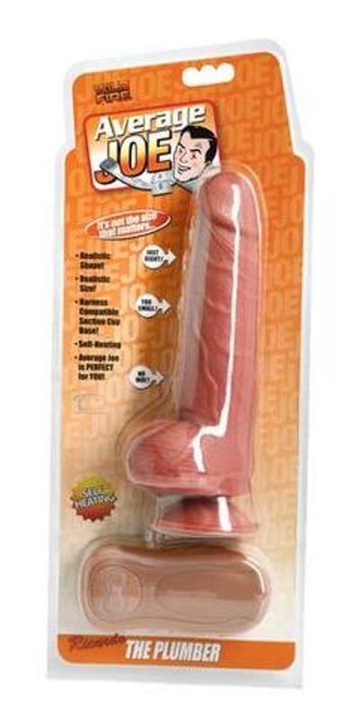 Average Joe The Plumber Ricardo Vibrating and Heating Realistic Dildos