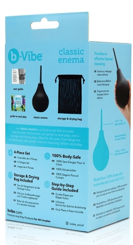 b-Vibe Classic Enema Enemas and Douches