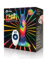 b-Vibe Peace and Love Tie-Dye Rimming Plug Remote Control Vibrators
