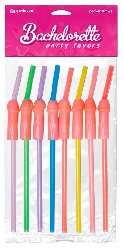 Pipedream Bachelorette Party Penis Shape Pecker Straws Sex Games, Coupons and Tricks