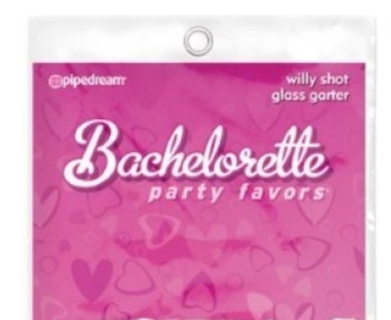Pipedream Bachelorette Party Favors Willy Shot Glass Garter Bachelorette and Bucks