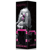 Bad Romance Pink Translucent Bondage Belt Cuffs and Restraints