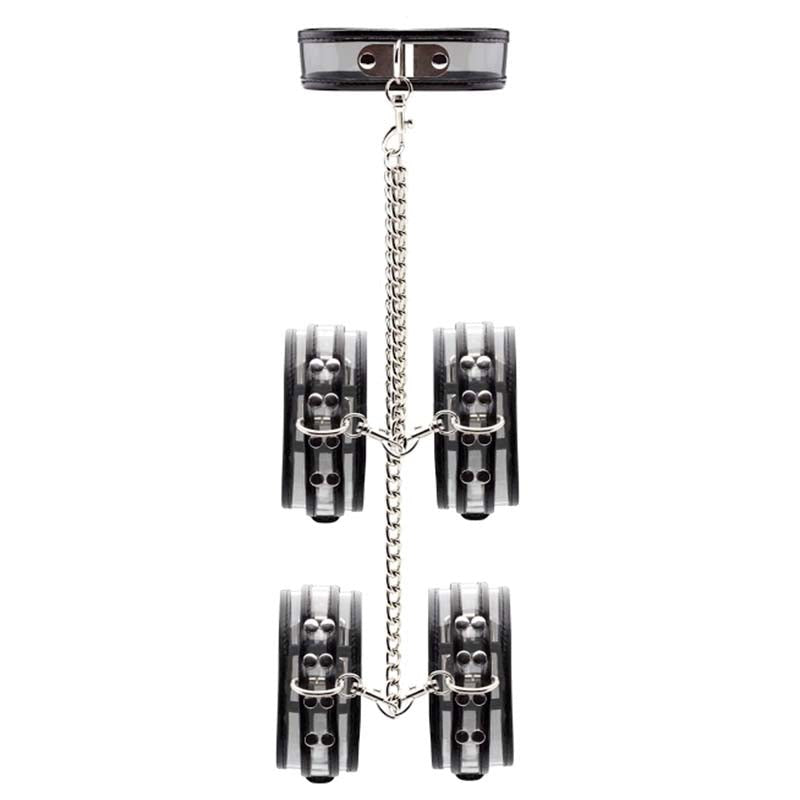 Bad Romance Translucent Neck, Wrist & Leg Restraint Cuffs and Restraints