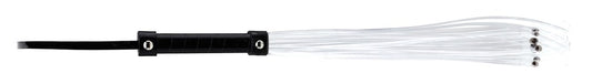 Bad Romance Translucent Whip with Metal Nails - Whips And Crops
