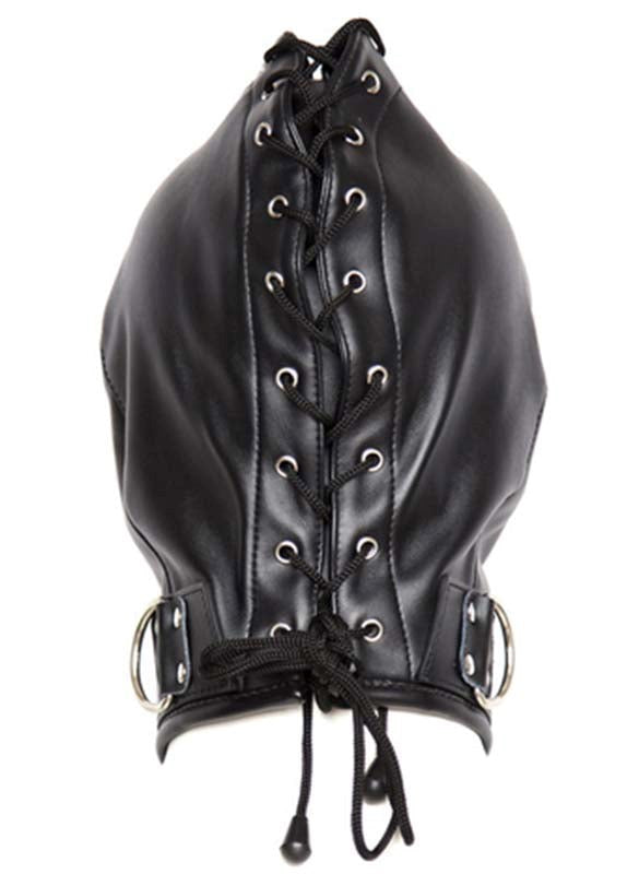 Basic Zipper Hood With O-Ring Collar Bondage Hoods