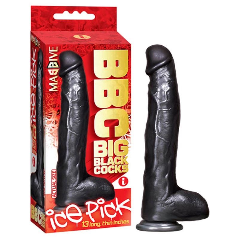 BBC - Big Black Cock - Ice Pick 13 Inch Realistic Dildos