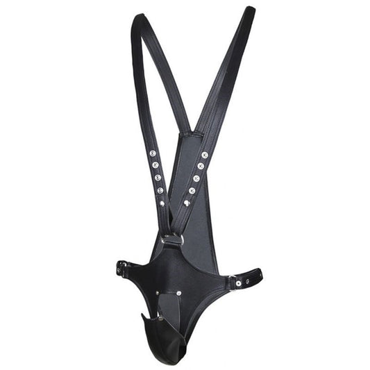 BDSM Open Cock Harness - His Fetish