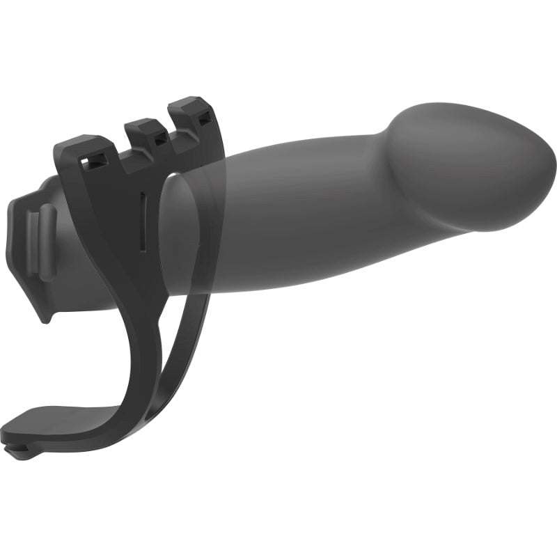 Be Bold 8in Large Dong 2 Pc Hollow Silicone Strap-On Set Strap On Sextoys