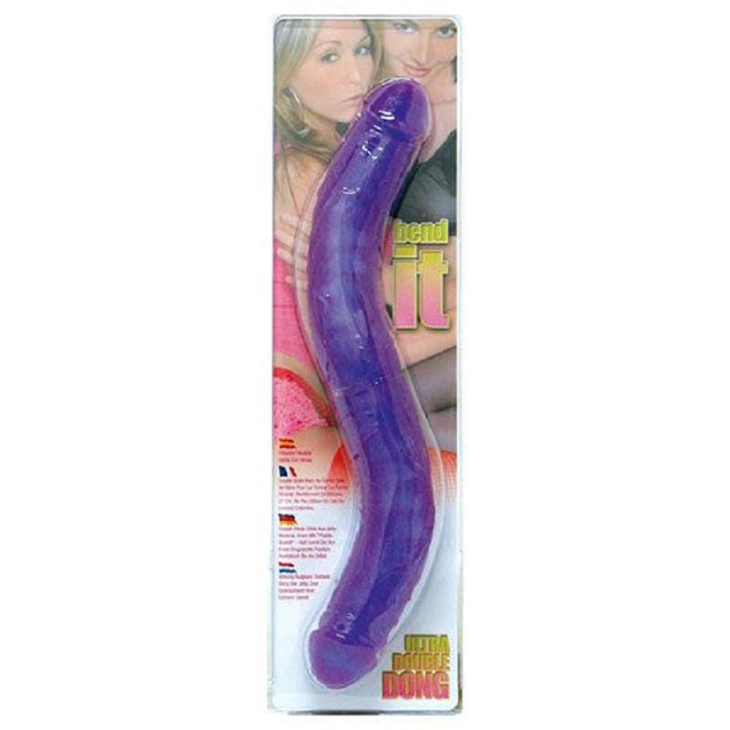 Bend It Ultra Double Dong Lavender Realistic Dildos