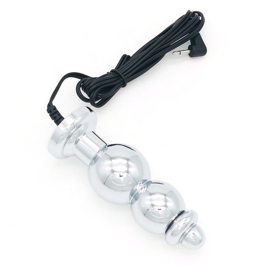 Bipolar Metal Electric Shock Butt Plug - G - Electro Sex