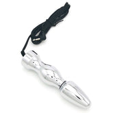 Bipolar Metal Electric Shock Butt Plug - T Electro Sex