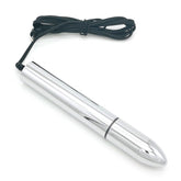 Bipolar Metal Electric Shock Butt Plug - V Electro Sex