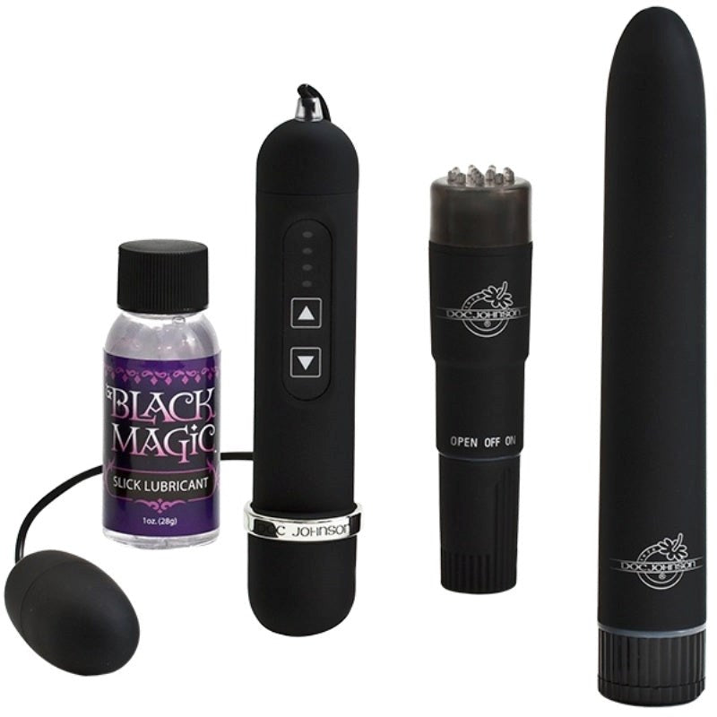 Doc Johnson Black Magic Pleasure Sex Toy Kit Sex Kits