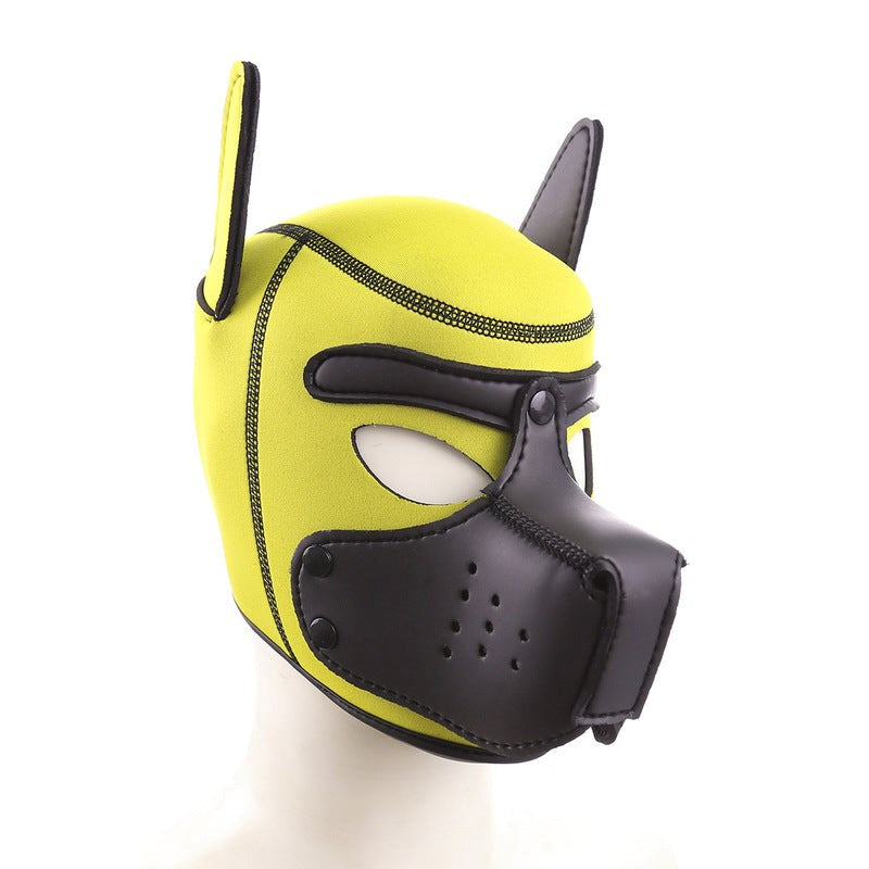 Black Mouth Dog Hood Bondage Hoods