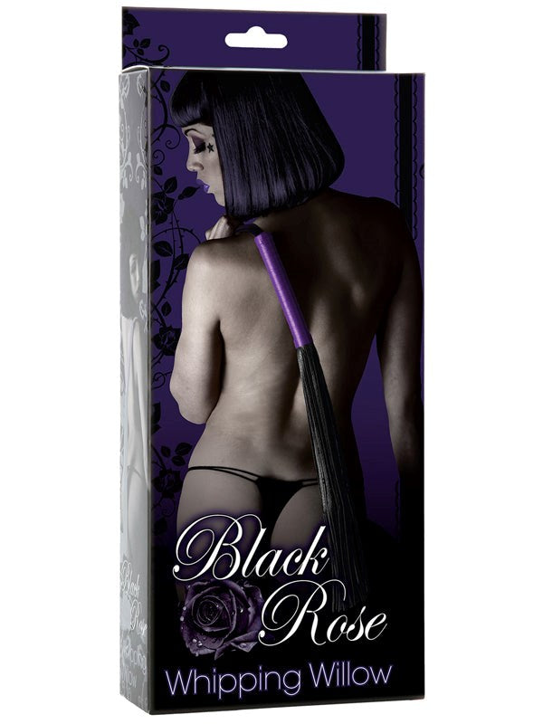 Doc Johnson Black Rose Whipping Willow BDSM Whips Whips And Crops