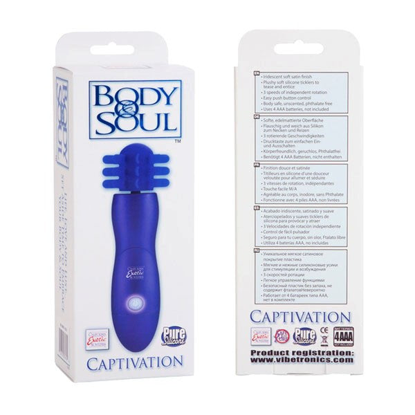 CalExotics Body & Soul Captivation Clitoral Vibrator Clit Ticklers and Pulsators
