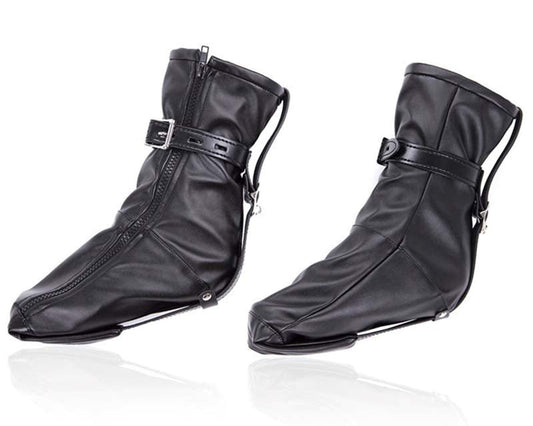 Bondage Booties Faux Leather Cuffs and Restraints