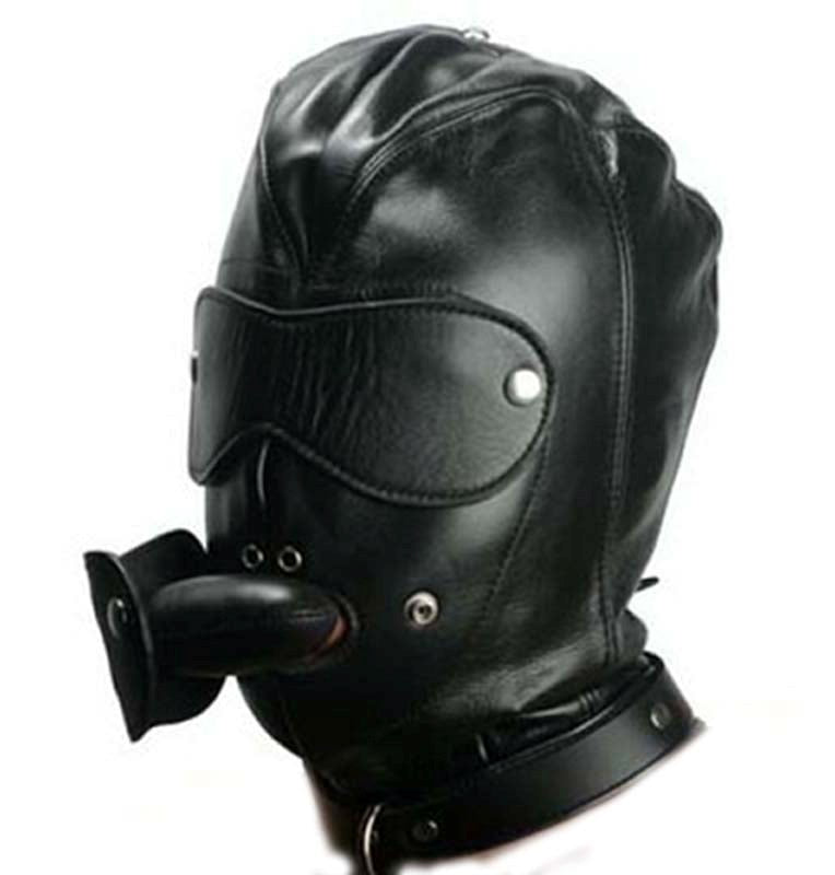 Bondage Hood With Dildo Gag Bondage Hoods