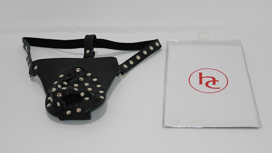 Dominate with Tactile Allure - Hell's Couture Studded Leather Jock Strap His Fetish
