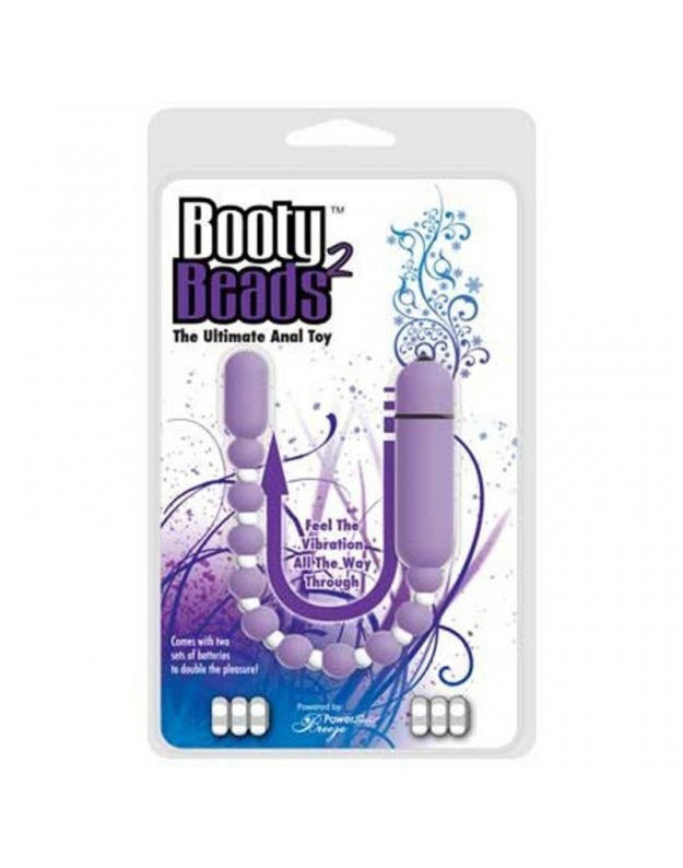 Booty Beads with Functions Purple Anal Beads and Balls