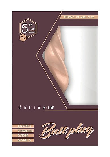 Bottom Line Vibrating Butt Plug Model 5 Anal Vibrators
