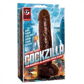 Cockzilla Black 17 Inch Dong Realistic Dildos