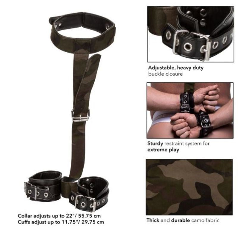 Colt Camo BDSM Play Collar and Cuffs Cuffs and Restraints