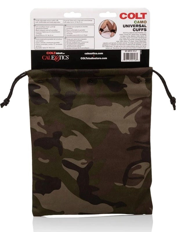 Colt Camo Universal Versatile Bondage Cuffs Cuffs and Restraints