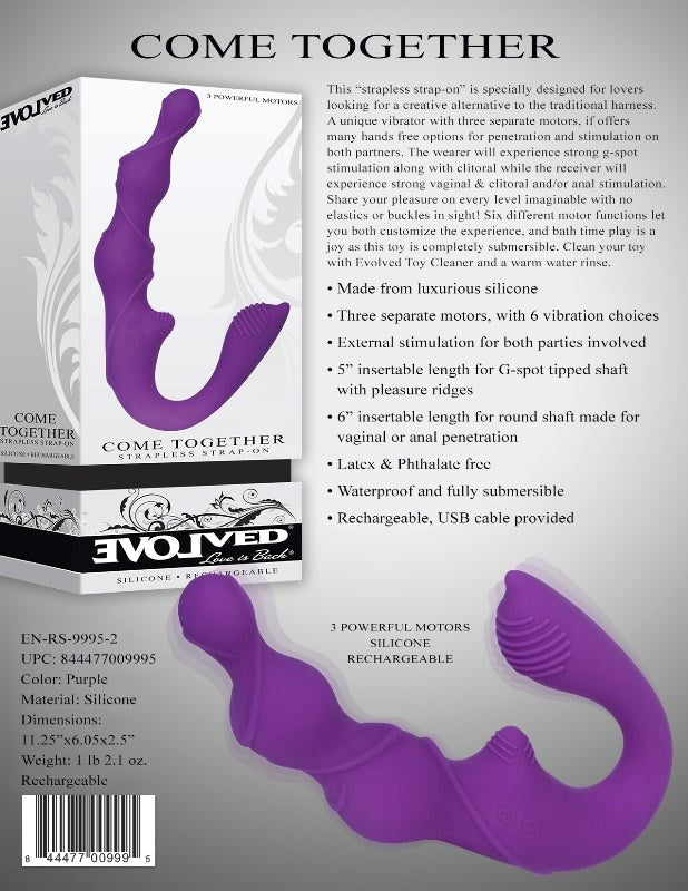 Come Together Strapless Strap-On Strap On Sextoys