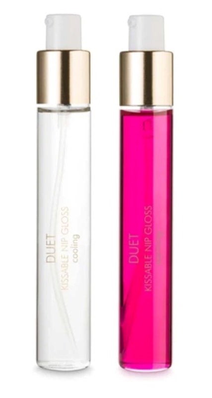 Sensual Nip Gloss Duo - Cooling and Warming Delights Sex Pheromones and Perfumes
